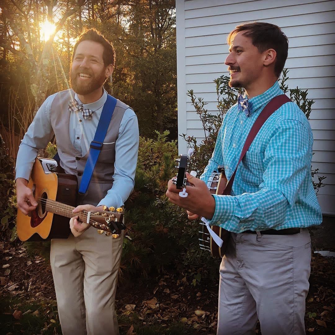 Young Folk is a Celtic focused acoustic duo made up of brothers Tom and Andrew. Despite currently residing on different sides of the Mississippi, St. Louis, MO and Peterborough, NH, the pair still find time to meet up and bring their love of performing to pubs, breweries, parades, and special events. They're high energy and engaging performances have garnered the attention and delight of audiences of all ages. https://linktr.ee/youngfolktheband
